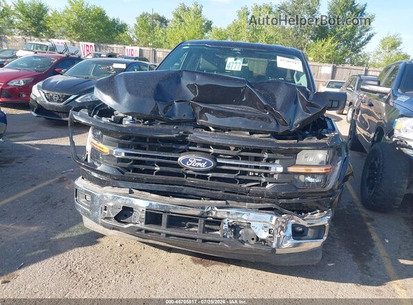 1FTEW3KP2SKE14310 2025 FORD F150 Black Вид щитка приладів