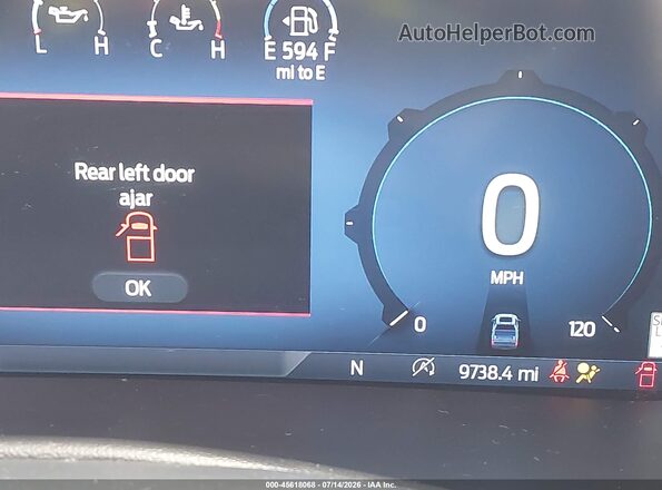 1FTEW3KP5SKD05159 2025 FORD F150 Gray უკანა სავარძლების ხედი