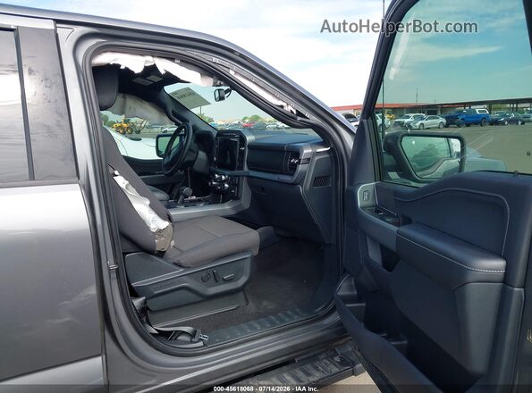 1FTEW3KP5SKD05159 2025 FORD F150 Gray წინა სალონის ხედი
