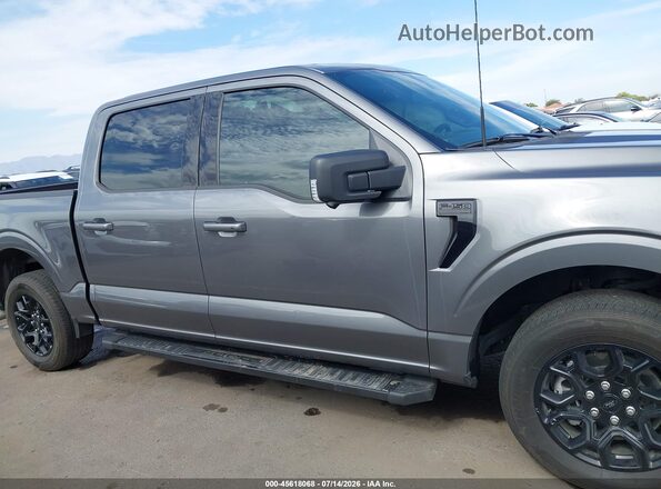 1FTEW3KP5SKD05159 2025 FORD F150 Gray სალონის 360-გრადუსიანი ხედი