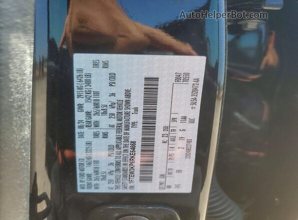 1FTEW3KP6RKE64668 2024 FORD F150 Black Engine compartment view