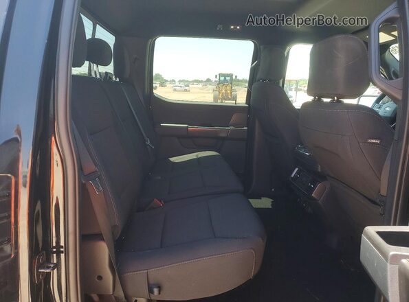1FTEW3KP6RKE64668 2024 FORD F150 Black Rear seats view