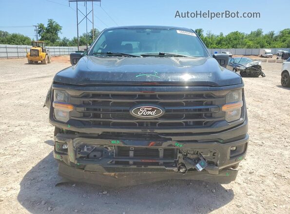 1FTEW3KP6RKE64668 2024 FORD F150 Black Front view