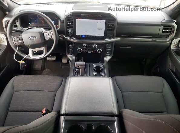 1FTEW3KP6RKF53608 2024 FORD F150 Gray Vista del salpicadero