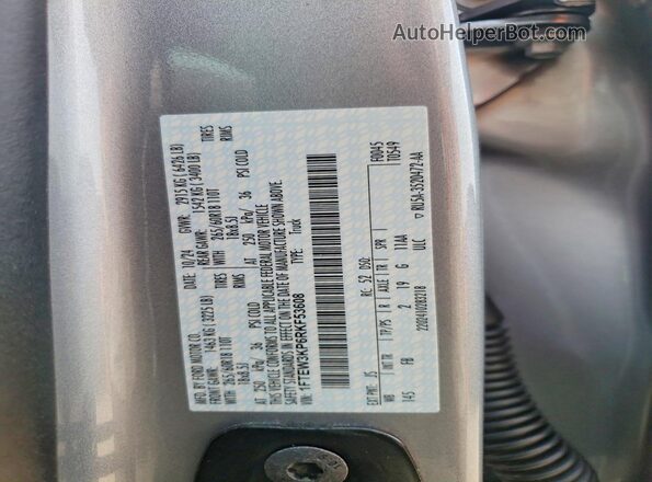 1FTEW3KP6RKF53608 2024 FORD F150 Gray Vista del compartimento del motor