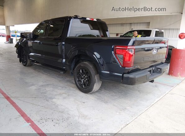1FTEW3KP8RKD79086 2024 FORD F150 Blue Tył lewy