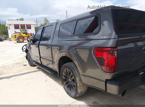 1FTEW3KP9SFC10855 2025 FORD F150 Gray სალონის 360-გრადუსიანი ხედი