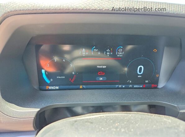 1FTEW3KPXRFA88131 2024 FORD F150 Gray Vista del cuadro de instrumentos