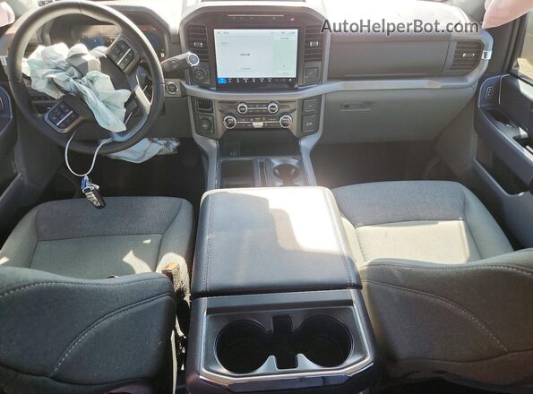 1FTEW3LP0RFA28650 2024 FORD F150 White Dashboard view