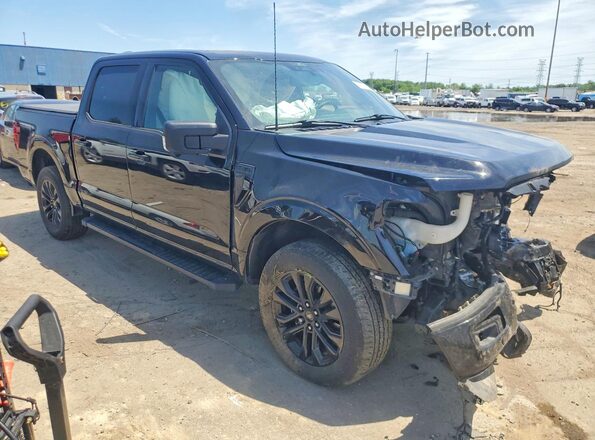 1FTEW3LP0RFB16856 2024 FORD F150 Black წინა მარჯვენა