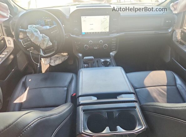 1FTEW3LP0RFB57553 2024 FORD F150 Gray Dashboard view