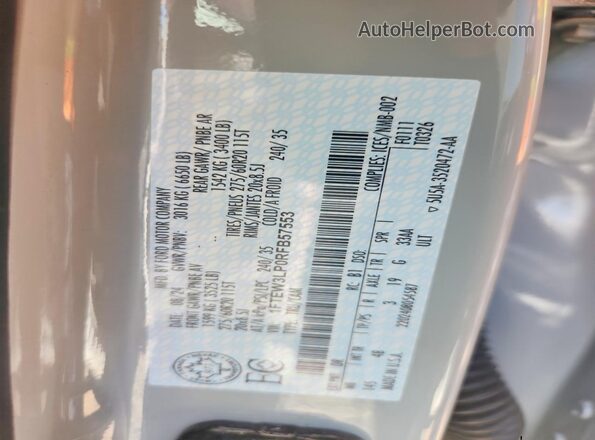 1FTEW3LP0RFB57553 2024 FORD F150 Gray Engine compartment view