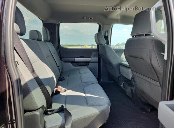 1FTEW3LP0RKD93370 2024 FORD F150 Black Widok tylnych siedzeń
