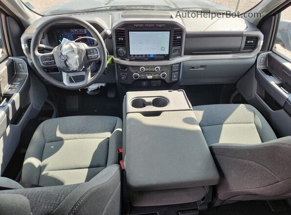 1FTEW3LP0RKD93370 2024 FORD F150 Black Widok deski rozdzielczej