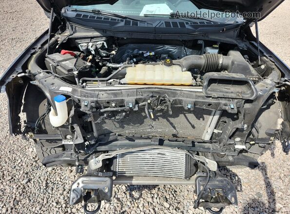 1FTEW3LP0RKD93370 2024 FORD F150 Black Widok wnętrza z tyłu