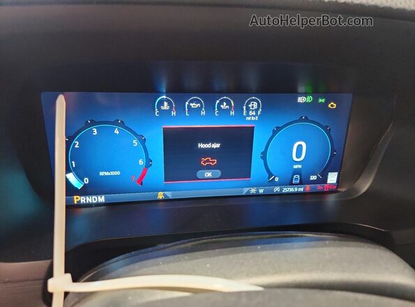 1FTEW3LP0SKD33398 2025 FORD F150 Blue Instrument cluster view