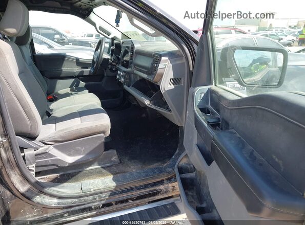 1FTEW3LP0SKE13980 2025 FORD F150 Черный Вид салона спереди