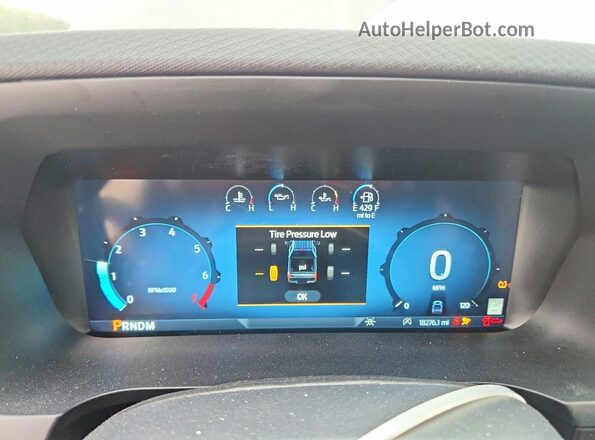 1FTEW3LP1SKD70105 2025 FORD F150 Black Instrument cluster view