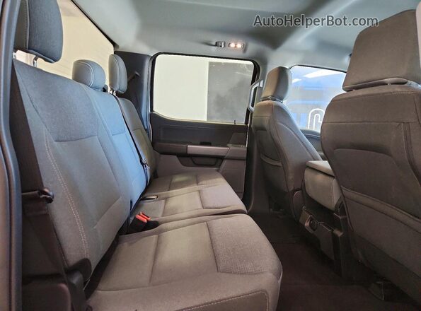1FTEW3LP1SKE06455 2025 FORD F150 White Widok tylnych siedzeń