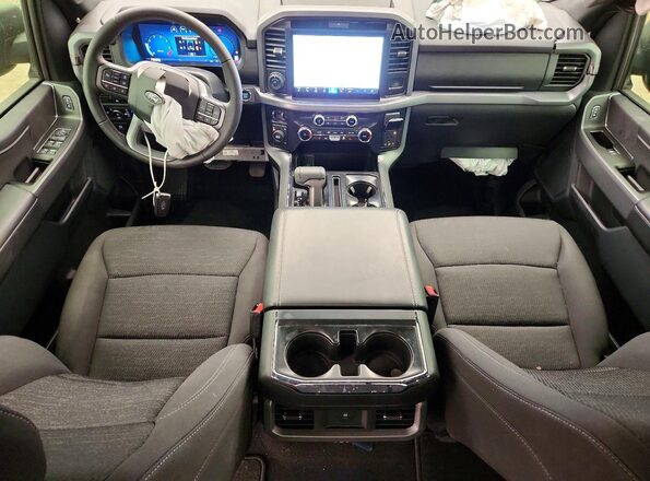 1FTEW3LP2SFB47614 2025 FORD F150 Black Dashboard view