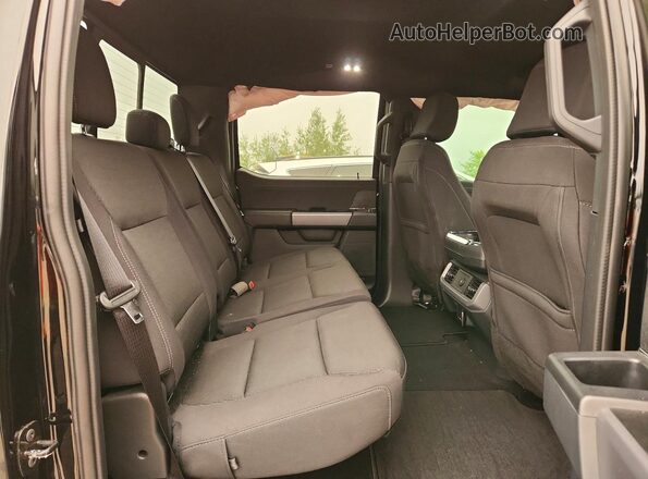 1FTEW3LP2SFB47614 2025 FORD F150 Black Rear seats view