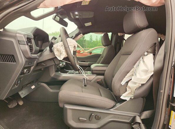 1FTEW3LP2SFB47614 2025 FORD F150 Black Front interior view
