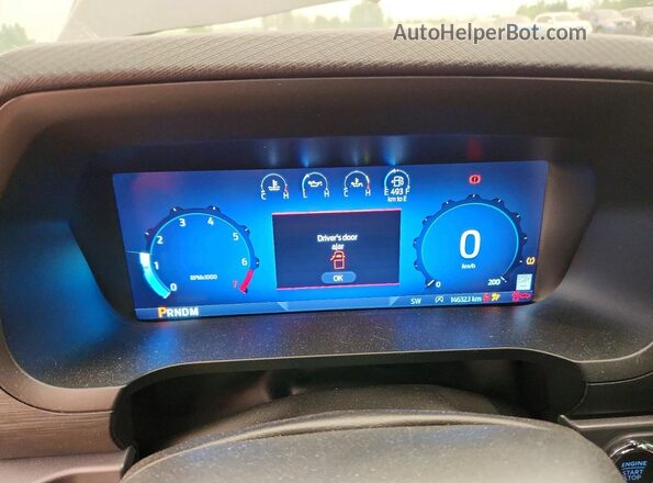 1FTEW3LP2SFB47614 2025 FORD F150 Black Instrument cluster view