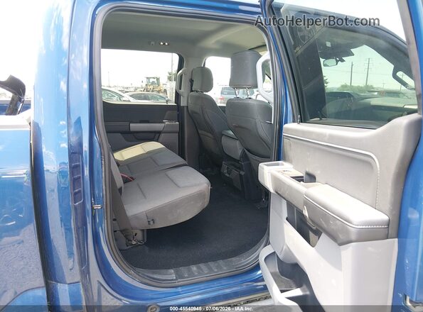 1FTEW3LP4SKE13688 2025 FORD F150 Blue Widok naklejki z numerem VIN