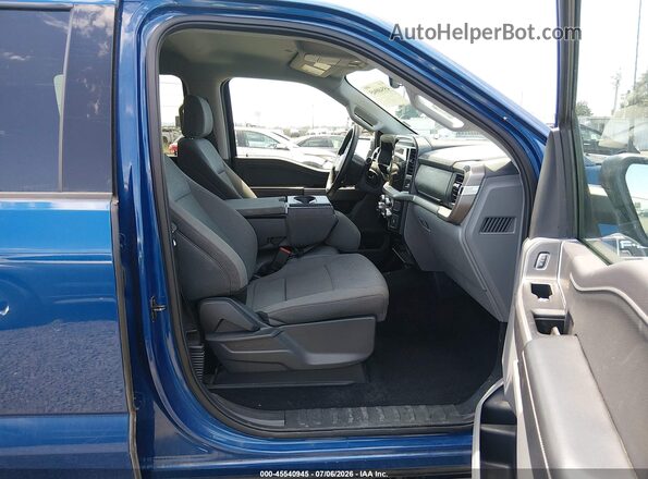 1FTEW3LP4SKE13688 2025 FORD F150 Blue Widok wnętrza z przodu
