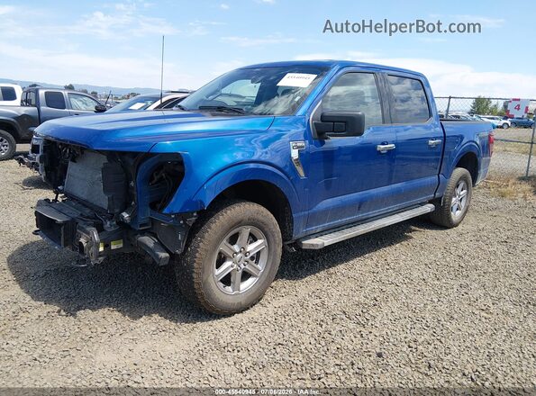 1FTEW3LP4SKE13688 2025 FORD F150 Blue Przód lewy