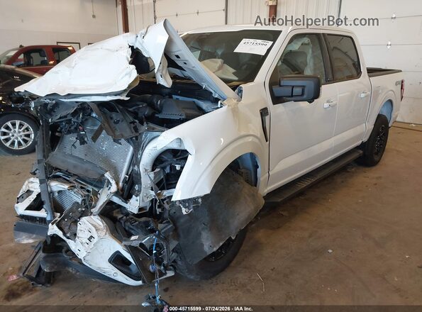 1FTEW3LP4SKE66312 2025 FORD F150 White Առջևի ձախ երեք քառորդ տեսարան