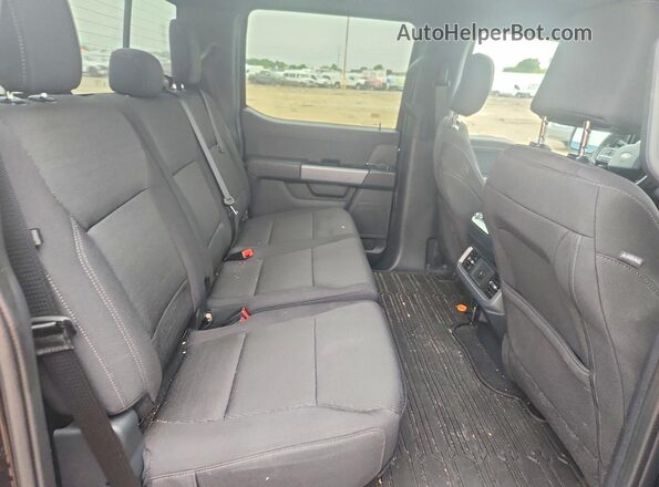 1FTEW3LP4SKF58164 2025 FORD F150 Black Widok tylnych siedzeń