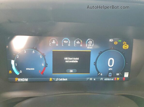 1FTEW3LP5RFC08352 2024 FORD F150 Gray Widok zestawu wskaźników