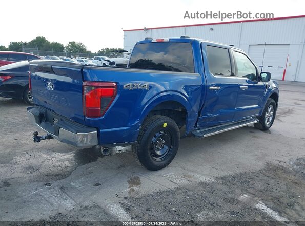 1FTEW3LP5SKE14476 2025 FORD F150 Blue Задня права чверть