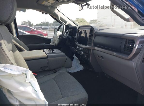 1FTEW3LP5SKE14476 2025 FORD F150 Blue Вид салону спереду