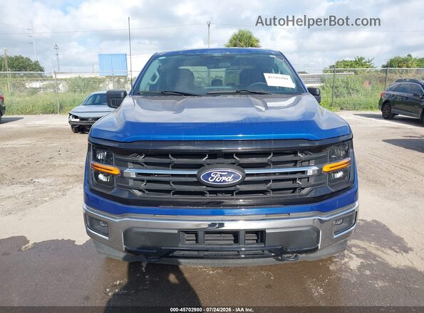 1FTEW3LP5SKE14476 2025 FORD F150 Blue Вид щитка приладів