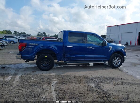 1FTEW3LP5SKE14476 2025 FORD F150 Blue Вид задньої частини салону