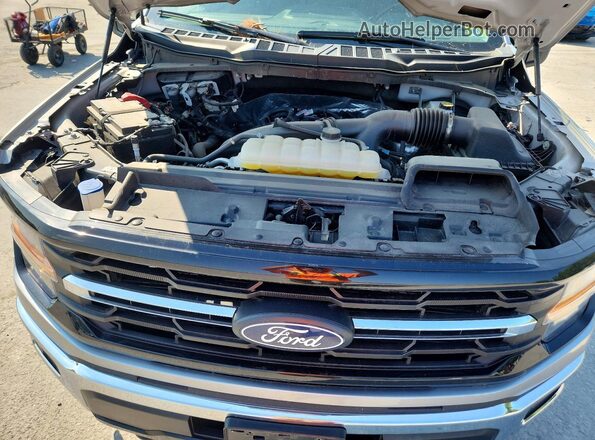 1FTEW3LP5SKE14655 2025 FORD F150 Gray Rear interior view