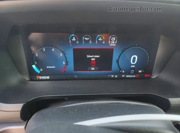 1FTEW3LP5SKE14655 2025 FORD F150 Gray Instrument cluster view
