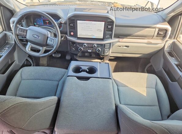 1FTEW3LP5SKE14655 2025 FORD F150 Gray Dashboard view