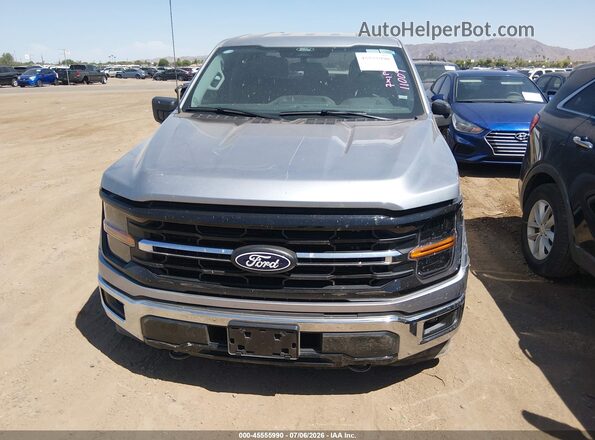 1FTEW3LP5SKE62690 2025 FORD F150 Gray წინა პანელის ხედი