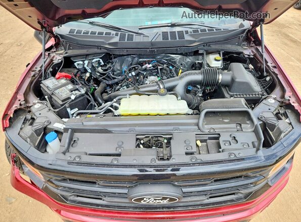 1FTEW3LP5TKD15920 2026 FORD F150 Maroon Սալոնի հետևի տեսք
