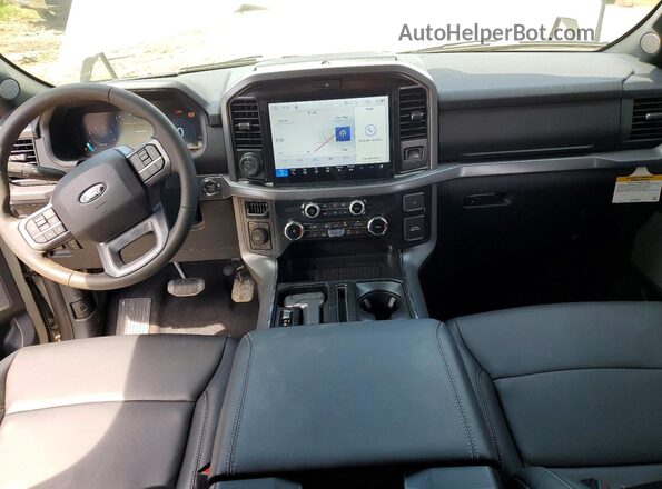1FTEW3LP6TFA60445 2026 FORD F150 Gray Առջևի վահանակի տեսք