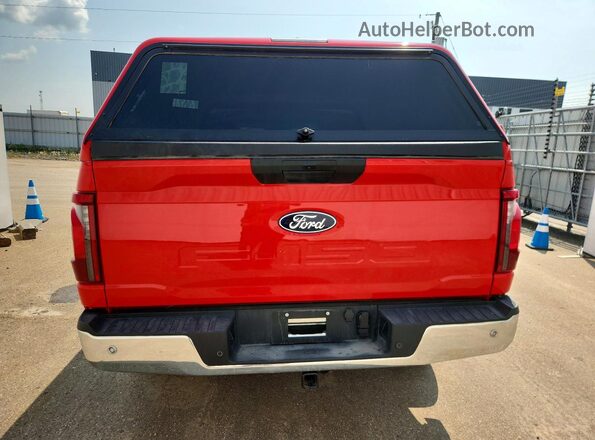 1FTEW3LP8SKF14670 2025 FORD F150 Red უკანა ხედი