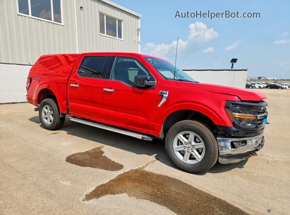 1FTEW3LP8SKF14670 2025 FORD F150 Red წინა მარჯვენა