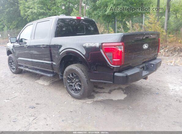 1FTEW3LPXRKF05267 2024 FORD F150 Черный Задняя левая четверть