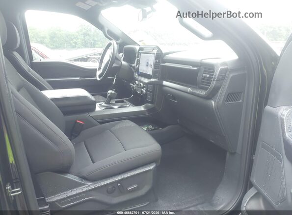 1FTEW3LPXRKF05267 2024 FORD F150 Черный Вид салона спереди