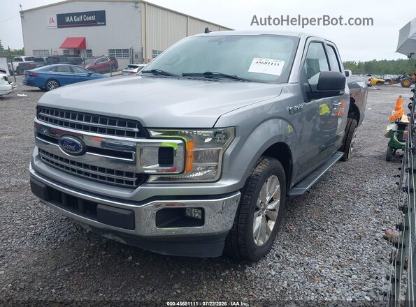 1FTEX1C4XLKF51292 2020 FORD F150 Silver Առջևի ձախ երեք քառորդ տեսարան