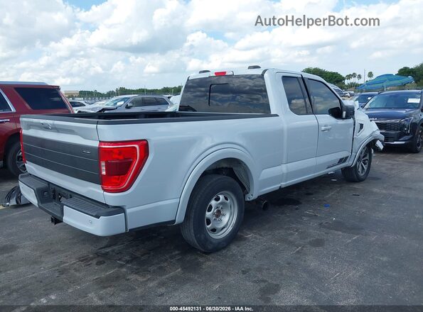 1FTEX1C51NKE25348 2022 FORD F150 Белый Задняя правая четверть