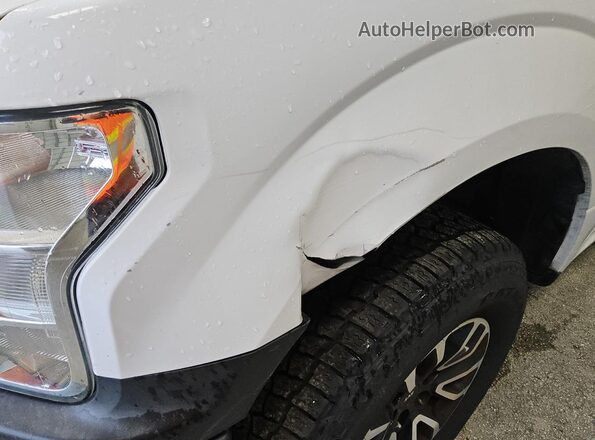 1FTEX1C52JKE97363 2018 FORD F150 Белый Панорамный вид салона 360°